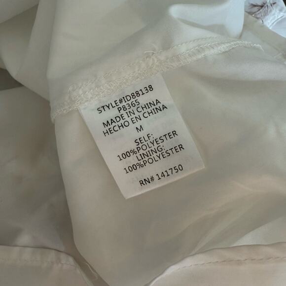 ORANGE CREEK IVORY FLORAL TIERED EMBROIDERED MATERNITY DRESS SIZE MEDIUM - Picture 9 of 9